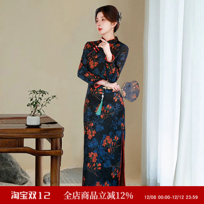 2025年新款长款旗袍中国风