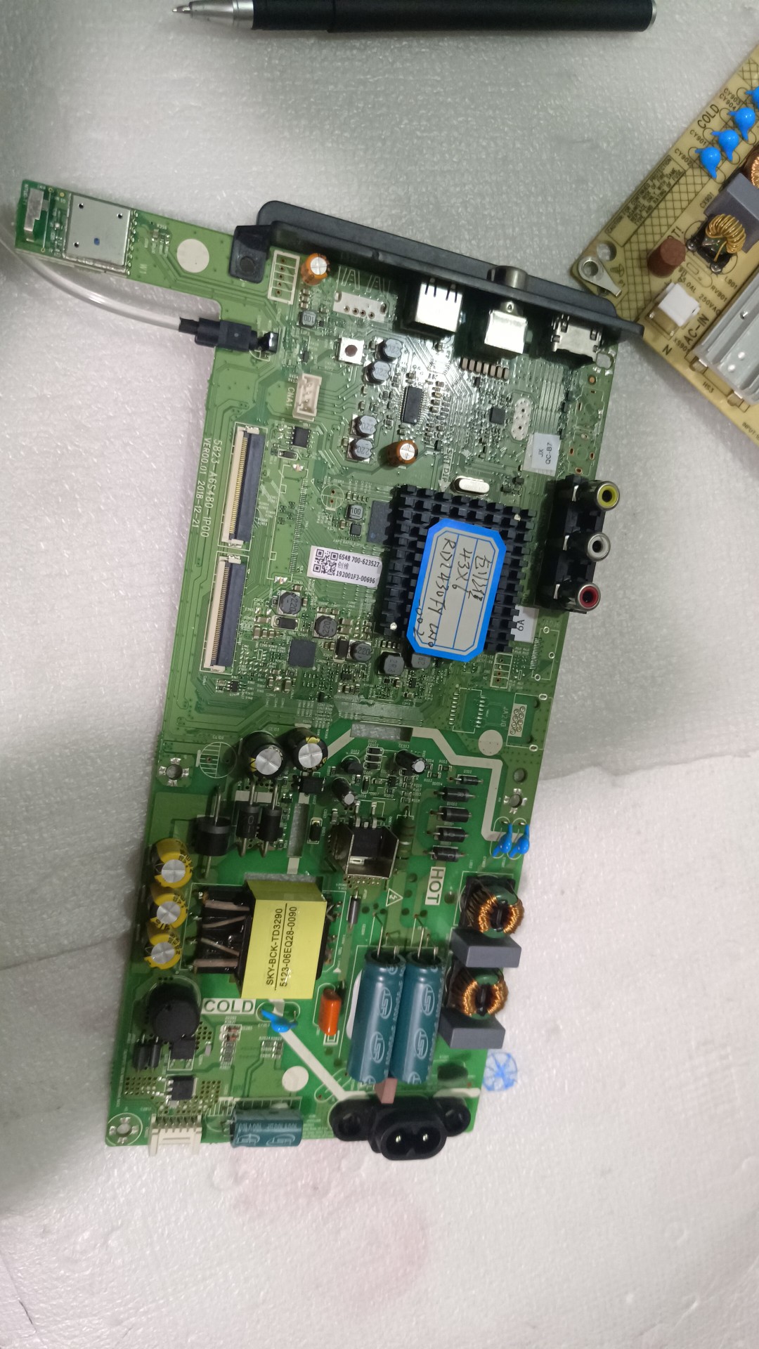 原装创维 43X6 主板 5823-A6S480-1P00配屏RDL430FY(BN0-002)