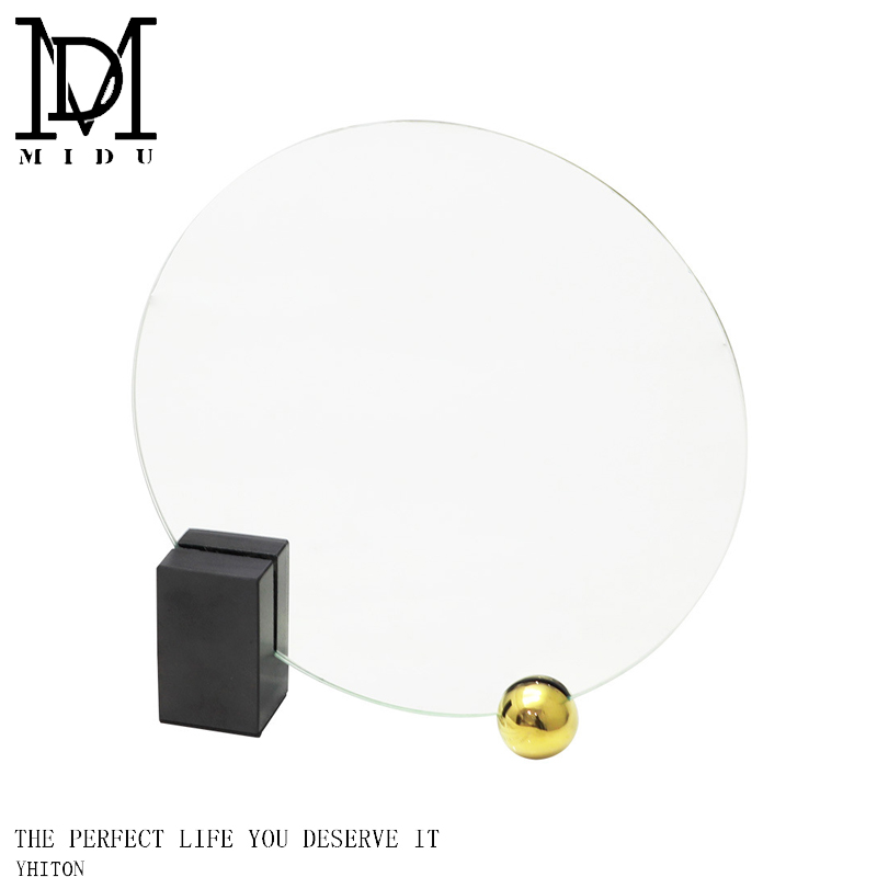 设计师款艺术风民宿化妆镜装饰品