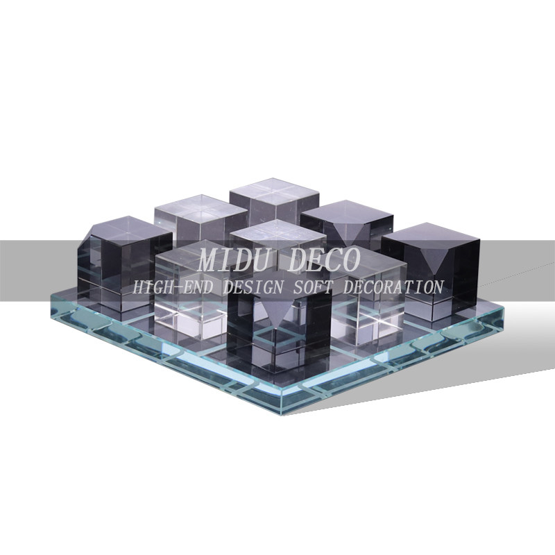 水晶装饰意式客厅棋盘