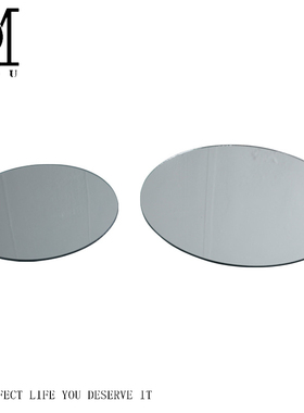 轻奢风玻璃样板间收纳盘装饰品