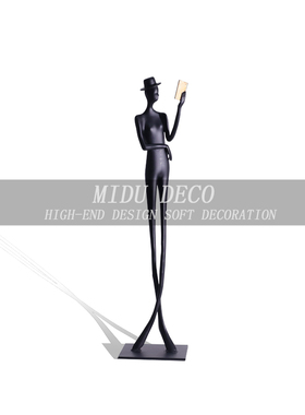 金属装饰北欧玄关抽象人物