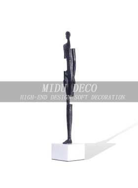 金属装饰现代玄关抽象人物