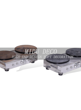 水晶装饰轻奢样板房唱片机