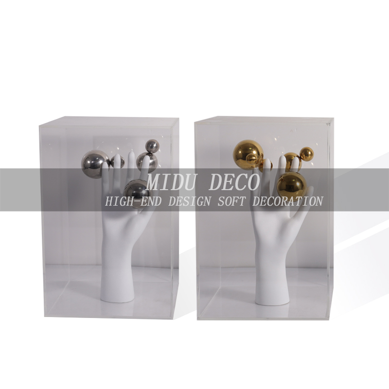 树脂装饰现代客厅手雕塑