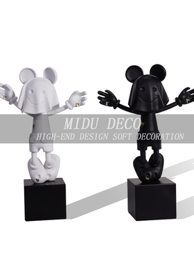 树脂装饰现代客厅鬼面米奇