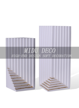 树脂装饰简约样板房阶梯摆件