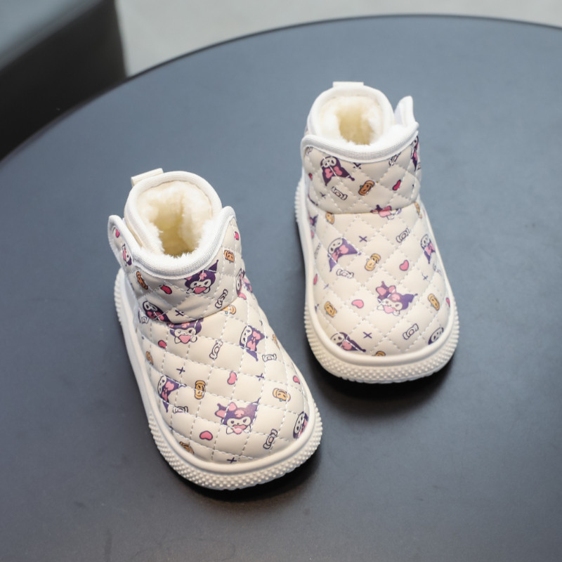 宝宝雪地靴冬季加绒保暖棉鞋1一3岁男女童婴儿鞋子软底防滑学步鞋