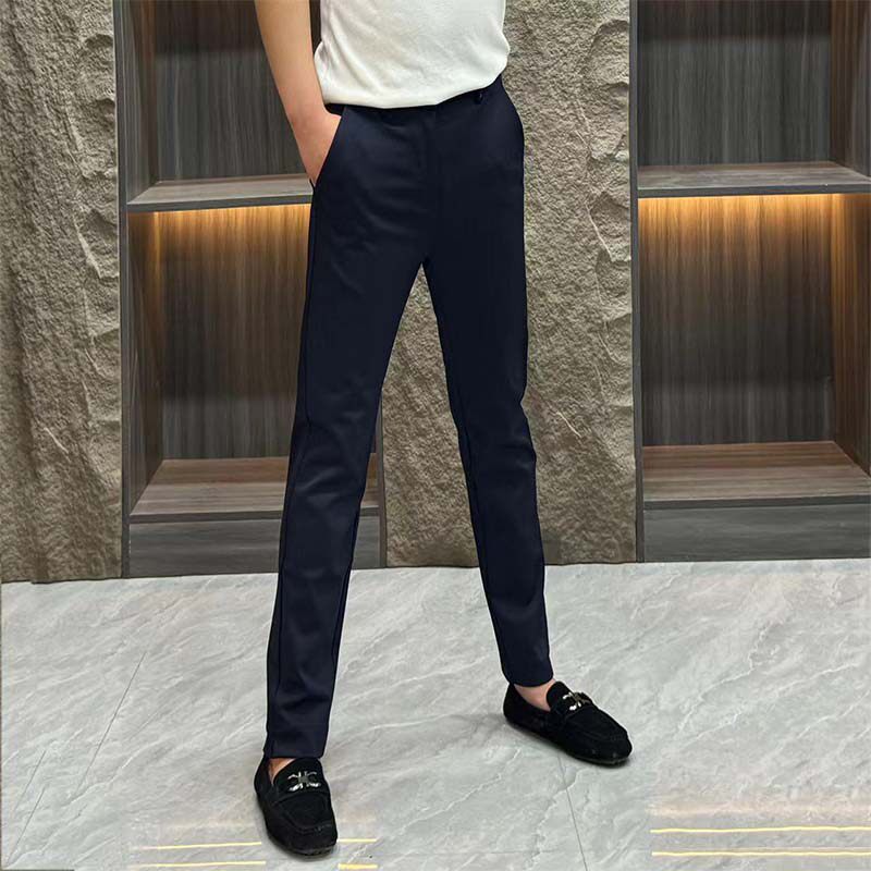 2025秋冬季男士休闲裤韩版修身小脚西裤时尚百搭商务长裤子男潮