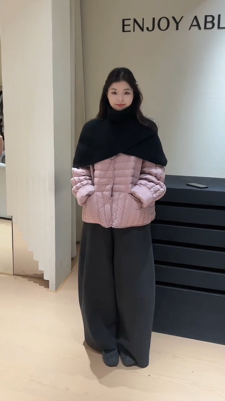 现货【ENJOYABLE】高货桑蚕丝羊毛糯米裤小个子松紧不挑人休闲裤