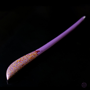 大漆发簪 紫金 非遗手工 柒物生