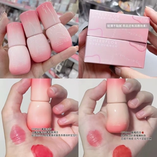 CHEERFLOR游乐者盈润小胖墩唇釉水润透亮嘟嘟唇镜光显色隐纹持妆