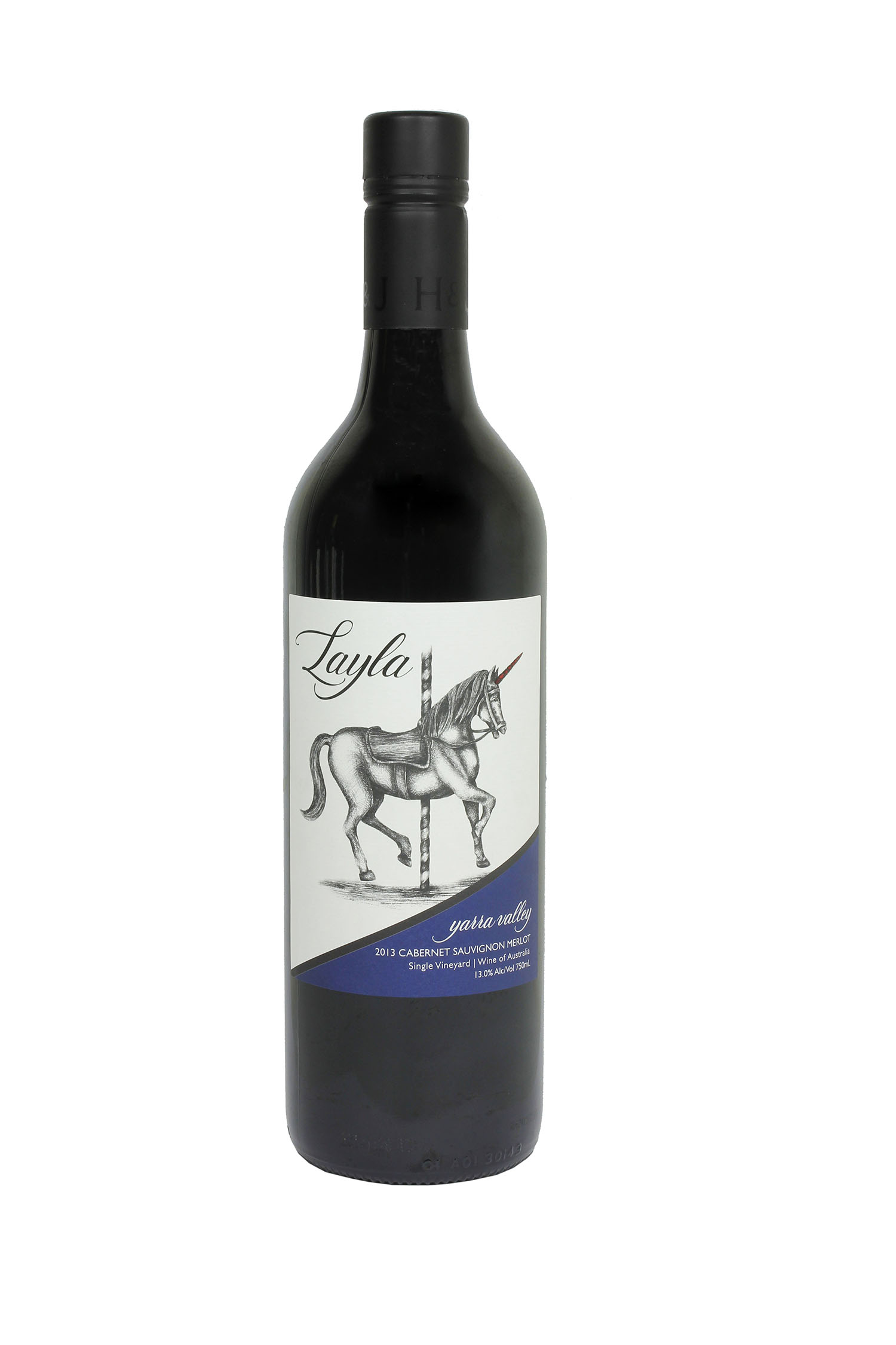 红角庄莱拉赤霞珠美诺干红葡萄酒 澳洲原瓶进口红酒750ml