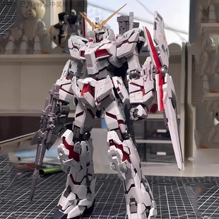 三国摩动核MG手办吕布白虎敖丙关羽干将白起曹仁机甲玩具盲盒七剑