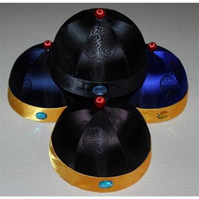 寿帽男寿帽子男死人帽老人寿帽冲喜寿衣全套配件白事殡葬用品批发