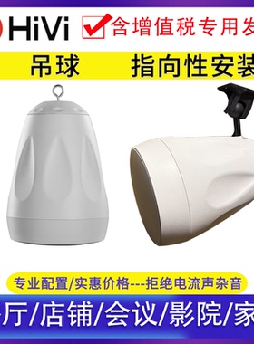 Hivi/惠威 CS206吊球挂装定阻定压两用吊灯型音响指向性背景音箱
