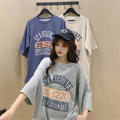 Real shot short sleeve T-shirt girl