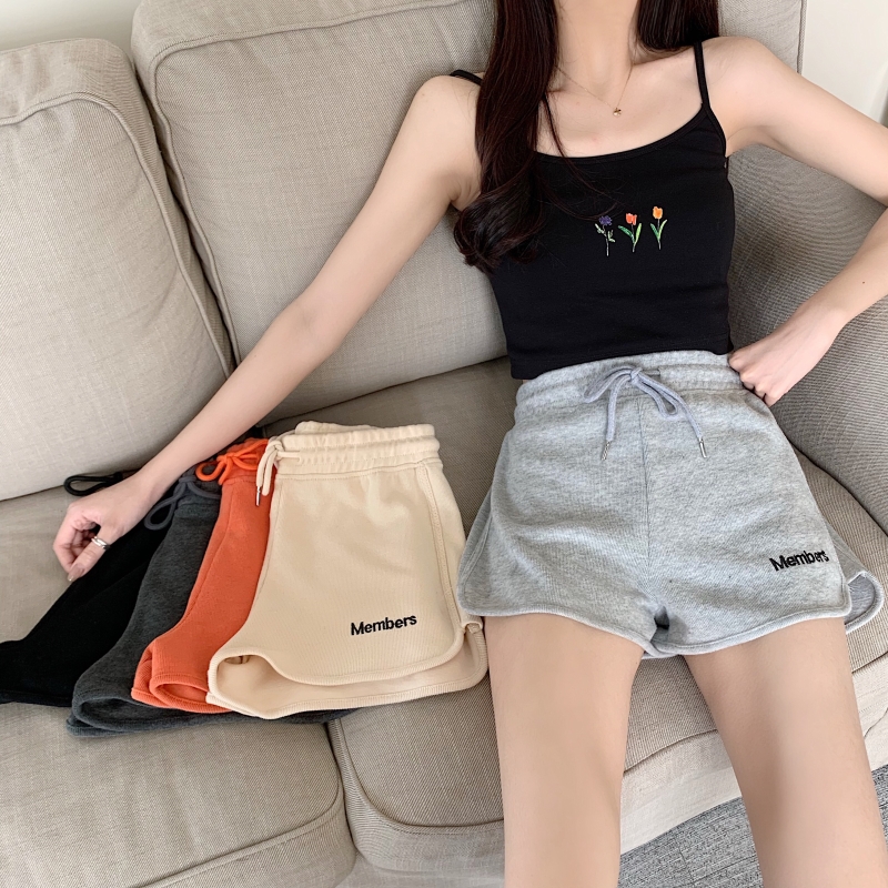 Real shot Summer Shorts high waist sports pants Harem Pants casual pants women