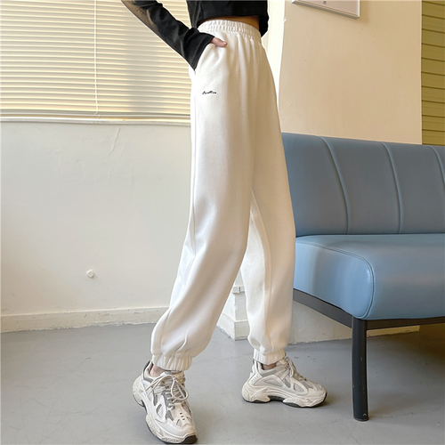 Real shooting of new wide leg loose legged casual pants women's pants