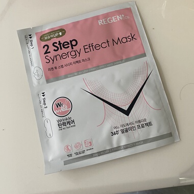 柜39片 韩高端双重紧致皱纹护理面膜下巴提拉两部曲面膜22加15g