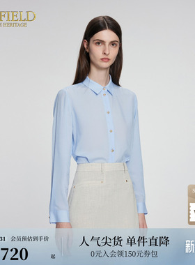 【莱赛尔】Scofield女装老钱风OL通勤亚麻纯色衬衫夏季上衣