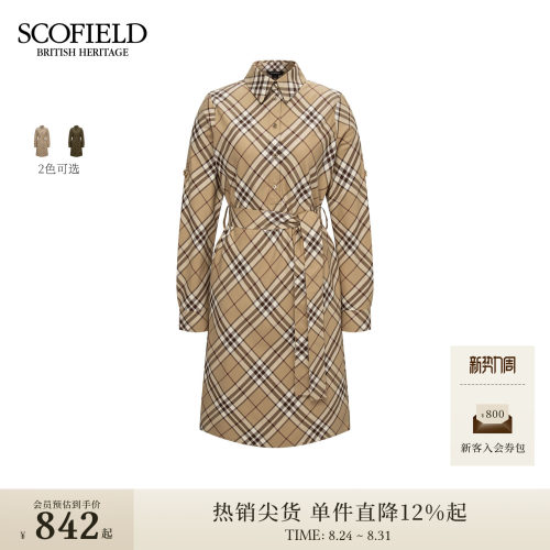 Scofield女装英伦格纹衬衫