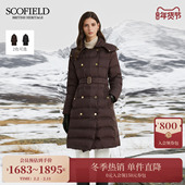 Scofield女装 远红外发热 双排扣90鹅绒泡芙羽绒服2025秋冬新品