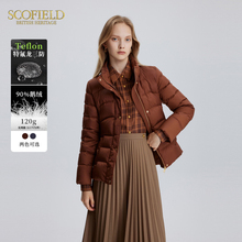 【三防】Scofield女收腰款/两穿款/毛领款90鹅绒羽绒服冬