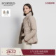 Scofield女含羊毛短款 90%鹅绒 羽绒服2025秋冬新品 远红外发热