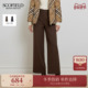 含棉 Scofield女装 复古大气阔腿西装 裤 含莫代尔2025秋冬新品