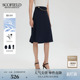 气质链条a字半身裙黑色半身裙 Scofield女装 防晒