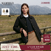 轻休闲风菱格棉服廓形外套2025秋冬新品 Scofield女装 3M新雪丽