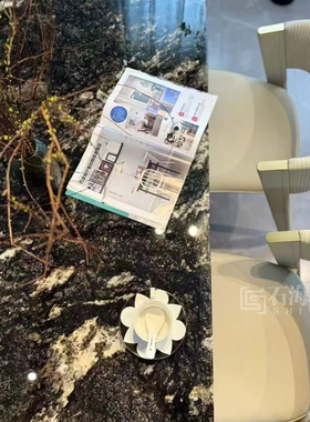 天然大理石奢石璀璨星河定制餐桌家别墅高端意式轻奢简约风格餐桌