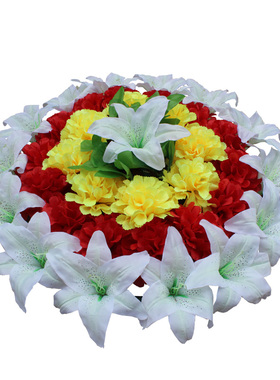 仿真清明节扫墓祭祀装饰花