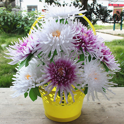 清明节用花13朵菊花篮扫墓上坟花