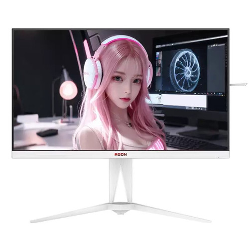 AOC显示器 爱攻AG275QXW 白色27寸2K 180HZ高刷电竞游戏显示屏