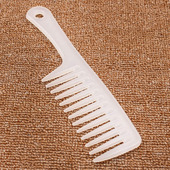 包邮 大齿梳子宽齿梳塑料大号卷发专用防静电塑料磨砂正品 樱牌