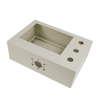 HTTL10寸触摸屏安装盒人机界面支架威纶信捷显控恒特钣金安装盒