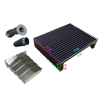 一字型铣床风琴防护罩