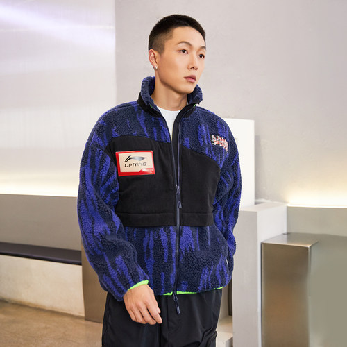 中国李宁新款摇粒绒外套