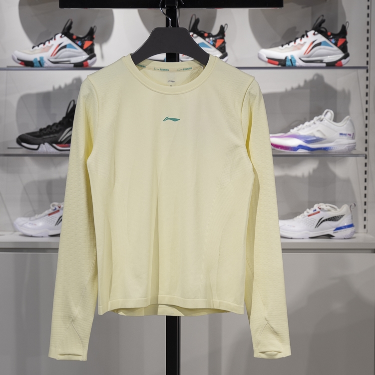 李宁女子冬季跑步长袖T恤