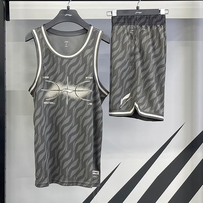 李宁男子篮球服套装比赛训练