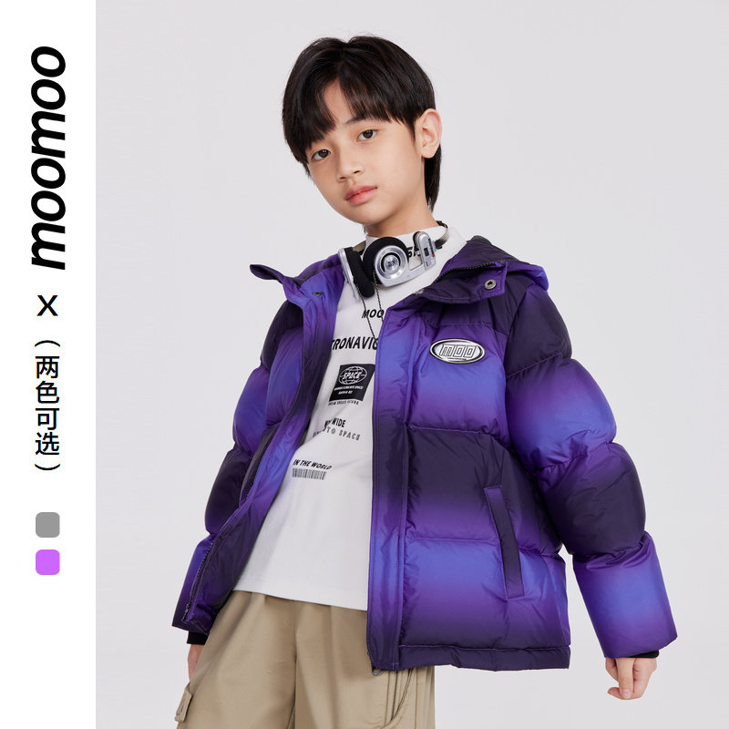 moomoo童装羽绒服防风保暖
