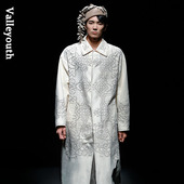 秀款 复古重工植物刺绣落肩宽松版 风衣 蔓织绻野 山谷少年男装 设计