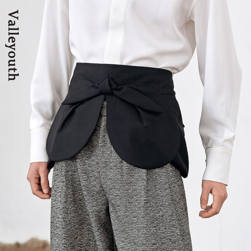 山谷少年蝴蝶兰小众设计叠穿腰封