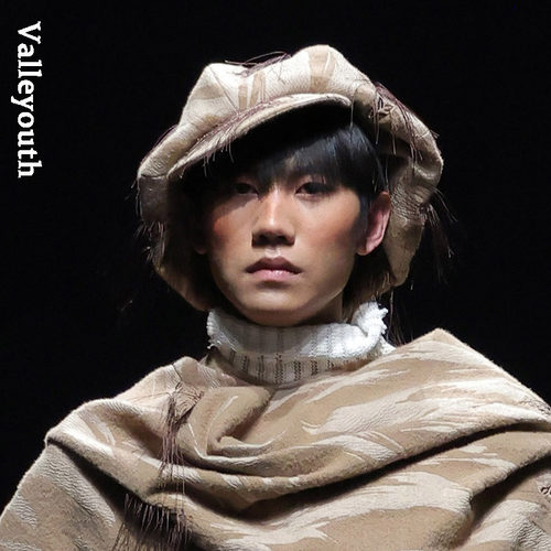 山谷少年刺绣小众云朵帽