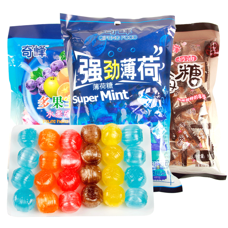 奇峰强劲薄荷糖上班吃颗瞬间清醒