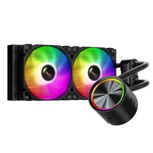 乔思伯光影TF-240 ARGB水冷CPU散热器一体式水冷1700神光同步风扇