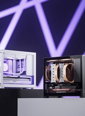 乔思伯D32 PRO版标准版 MATX主板桌面小机箱侧支持背插240冷排位