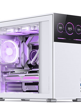 乔思伯松果D31/D41MESH副屏网孔版支持双360冷排紧凑桌面ATX机箱